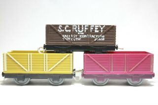 Set of 3 Troublesome Trucks S.  C.  Ruffey Tomy Trackmaster Thomas Train 3