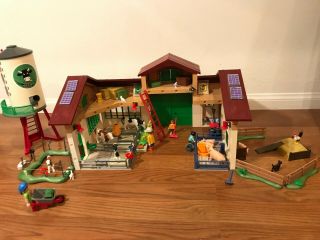 Playmobil Country Barn With Silo 5119 -