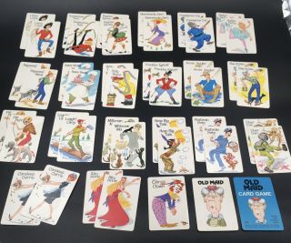 Vintage 70 ' s Whitman Old Maid Card Game 2