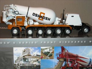 1/50 High Detail Twh Oshkosh S - Series Cement Concrete Mixer,  Mib