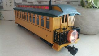 Bachmann G Scale Virginia & Truckee Lighted Passenger Car - Train Car