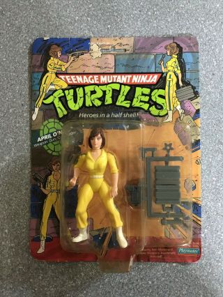 Playmates Toys Teenage Mutant Ninja Turtles April Oneil Toy Action Figure