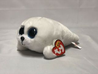 Ty Beanie Boos Mini Boo Icy The White Seal 6” Plush E