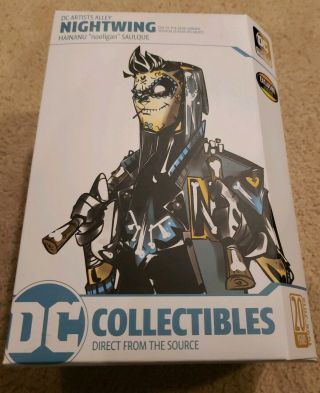 Dc Collectibles Artists Alley Nightwing Day Of The Dead Variant “nooligan” Nib