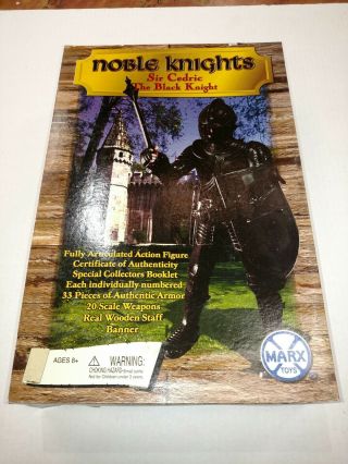 Marx Reissue Noble Knights Sir Cedric The Black Knight