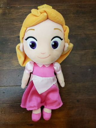 Disney Store Princess Aurora Toddler 12 " Soft Plush Baby Doll Toy