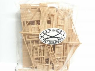 Vintage Airfix Wwii Jungle Bamboo House 1/32