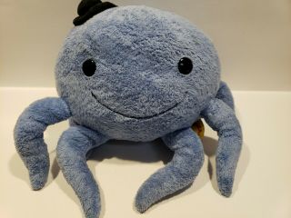 Oswald The Octopus Viacom Nick Jr Blue Plush Gund Stuffed Toy 2002
