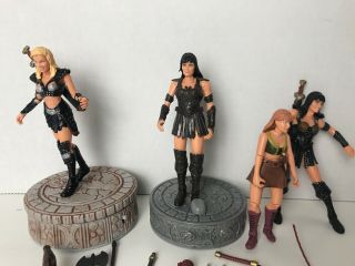 1998 Set Of 4 Xena Warrior Princess 6 " Figures Callisto Gabrielle 2 Xena