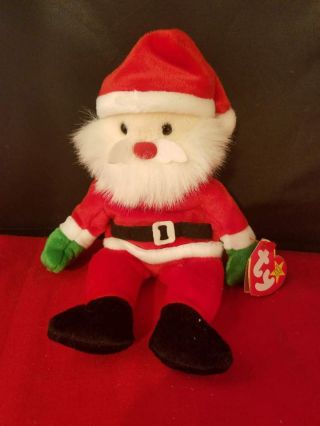 Vintage 1998 Ty Beanie Babies Santa Claus W/tags (9 Inch)