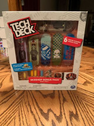 Tech Deck Series 2 Alien Workshop Sk8shop Bonus Pack 6 Boards
