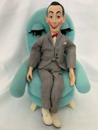 Vintage Pee Wee Herman Talking Doll In With Chairy