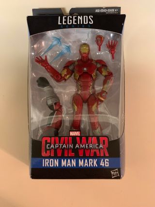 Marvel Legends Civil War Captain America: Iron Man Mark 46 (giant Man Baf) -