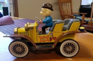 The Official Mr.  Magoo Car & Box 1961 Hubley Rare Toy Tin Litho