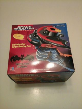 Batman And Robin Space Shooter By Milton Bradley 1996 Box And Shooter Nib