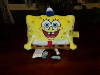 Authentic Spongebob Squarepants Pillow Pets Plush Pee Wee 12 " Nickelodeon (2b)