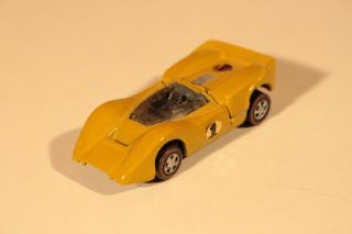 Vintage Redline Hotwheels 1968 Mclaren Mga Yellow Mattel Toy Car