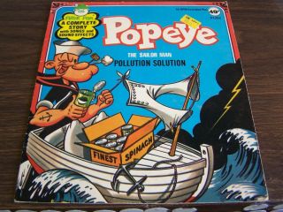 Popeye The Sailor Man - Pollution Solution - Peter Pan - A Complete Story