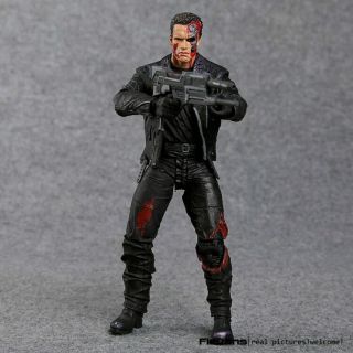 The Terminator T - 800 Arnold Schwarzenegger Pvc Action Figure Model Toy 18cm Doll