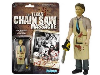 Funko Texas Chainsaw Massacre 3.  75 " Reaction Action Figure Leatherface Fast Db2