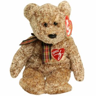Ty Beanie Baby - 2002 Signature Bear (8.  5 Inch) - Mwmts Stuffed Animal Toy