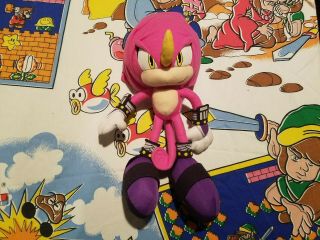 Rare Ge Great Eastern Sonic The Hedgehog Espio Sonic Plush Toy Doll Sega Figure