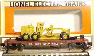 Lionel 6 - 16934 Pennsylvania Flatcar W/ertl Road Grader Ln/box