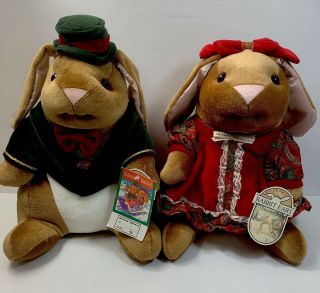 Vintage Toys R Us Velveteen Rabbit Plush Set 1985 W/tags Plush Stuffed Toy 14”