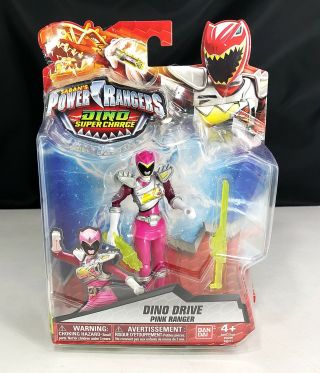 Power Rangers Dino Charge Dino Drive Pink Ranger Figure Nip Ships Fast