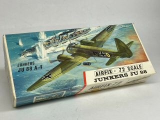 Airfix 1/72 Junkers Ju.  88,  Type 3 Red Stripe Box Issue,  Fine