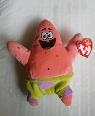 Ty Beanie Babies 2004 Nickelodeon Patrick Star (spongebob Squarepants)