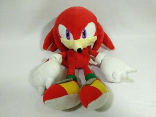 Sonic The Hedgehog Knuckles Sanei Sega Plush Doll Toy Japan 8 "