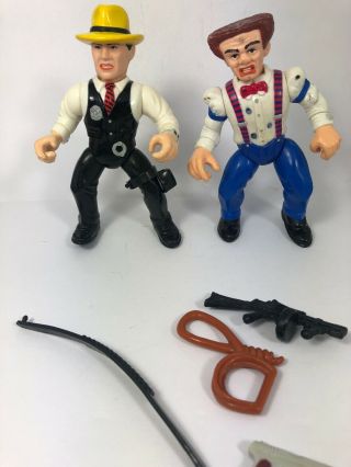 Playmates Dick Tracy Flattop Figure And Dick Tracy With Accessories 22a