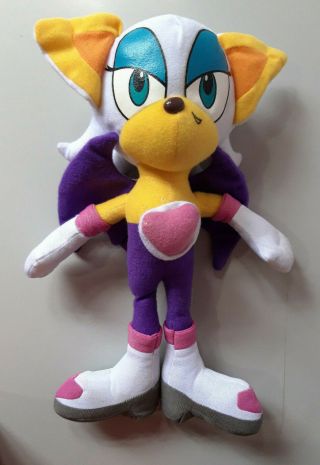 Rouge The Bat 12 " Plush Soft Toy Stuffed Animal Sonic The Hedgehog Toy Network