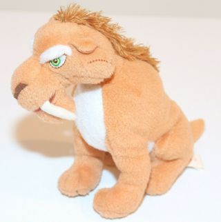 ❤️ty Beanie Baby 2009 Diego Ice Age Saber Tooth Tiger 7 " Plush Toy❤️