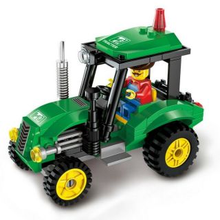 Tractor Jeep Vehicle Truck Lego Building Blocks Toys Children Kid Birthday Gifts