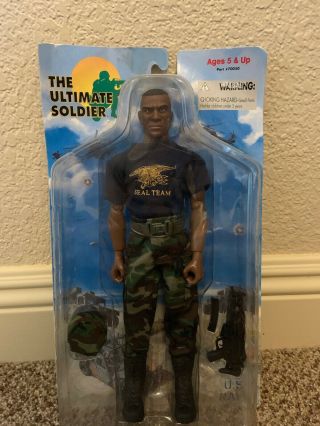 Ultimate Soldier 12” U.  S.  Navy Seal African - American (1999,  21st Century Toys)