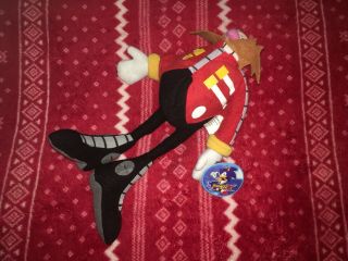 RARE 9” DR.  EGGMAN Plush Sonic Hedgehog Toy Doll SEGA Toy Network TAGGED 2