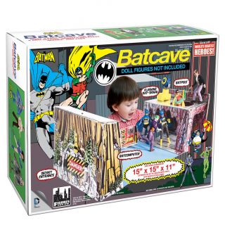 Official Dc Comics Batman Batcave Retro Playset By Ftc