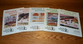 5 Ralston Toy And Train Catalogs From The Late 1980s