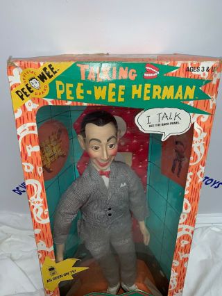 Vintage 1988 Pee Wee Herman Talking 17 