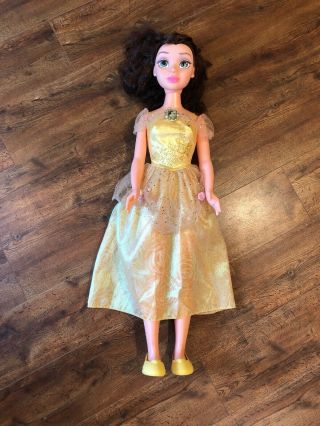 Disney Princess Belle My Size Doll 38 " Tall 3 Ft Beauty & The Beast Life Size