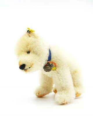 Steiff Ice Bear Cub 1312,  04 12 Cm Button Tag Vintage Antique Toy 1965 - 67