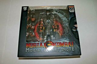 Nib Storm Collectibles Mortal Kombat Smoke Figure Nycc 2018 Exclusive Usa