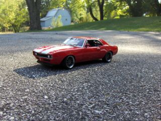1/18 Gmp Diecast 1967 Red Z28 Camaro Street Fighter,  Pro Touring.
