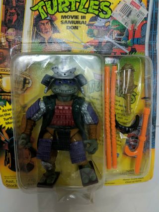 TMNT Teenage Mutant Ninja Turtles Samurai Don Movie III 3 Vintage 1993 NIB 2