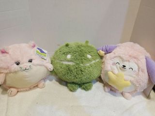 Squishable Mini Plush Android,  Kitty And Starry Bunny,  Retired
