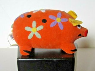 Vintage Dream Pets R.  Dankin & Co 753 Pruedence Floral Pig Collectable (japan)