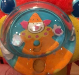 Nosy Bear Playskool Plush Mini Vintage Orange Yellow Clown RARE 3