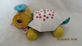 Vintage Fisher Price " 1957  Tiny Tim Turtle " 496 Collector Toy